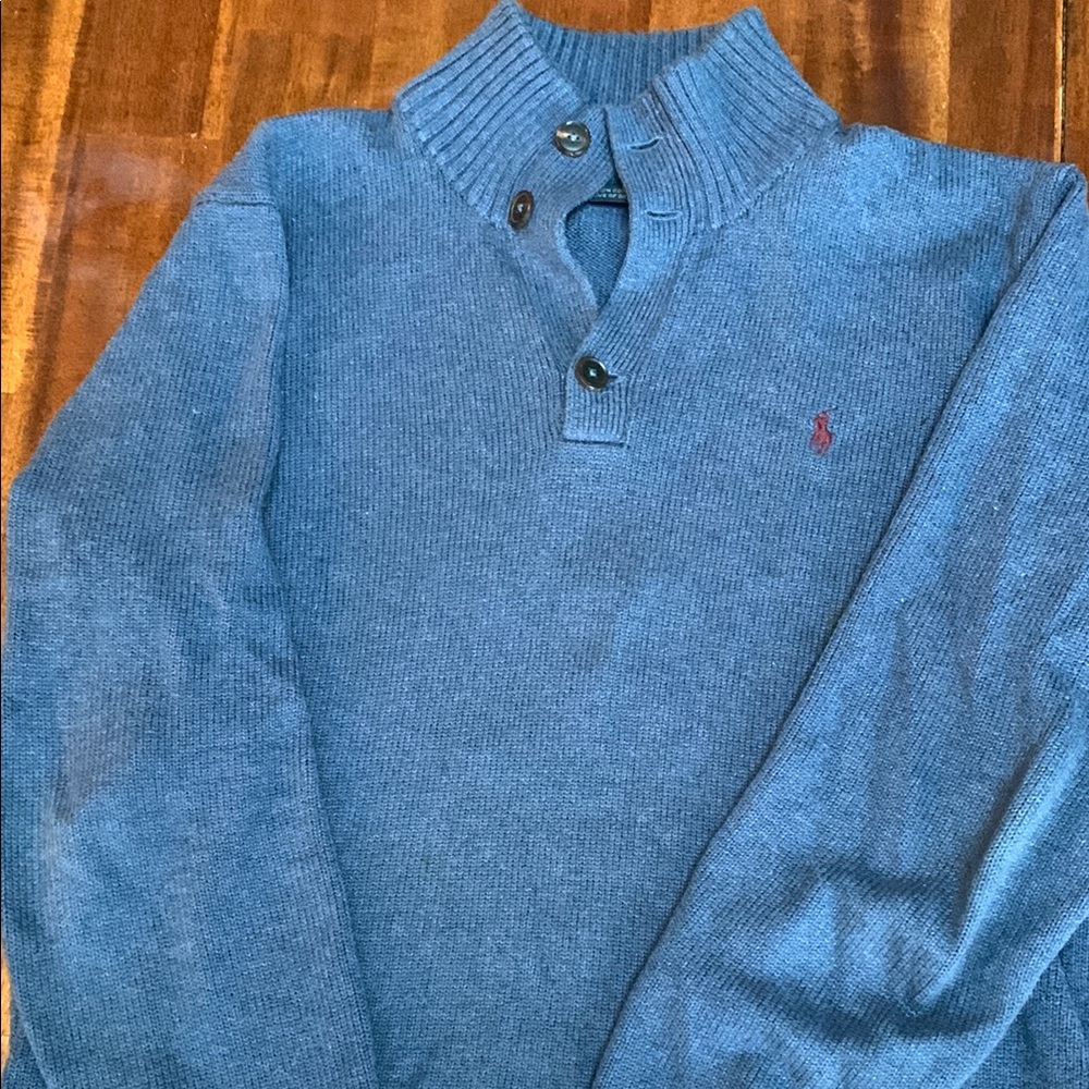 Polo by Ralph Lauren Blue Men's Sweater